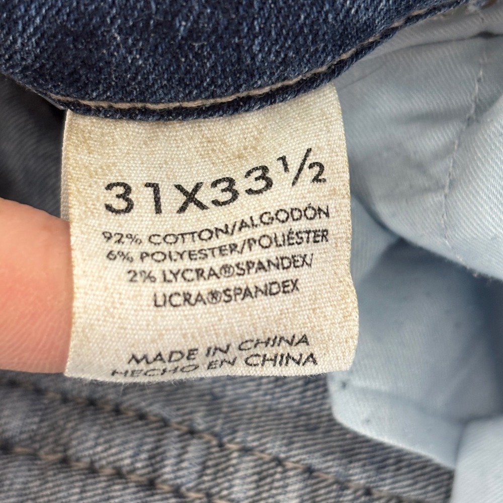 BKE Gabby Bootcut Jeans Womens 31L Long Stretch Blue Distressed Denim 33" Inseam - Picture 5 of 10